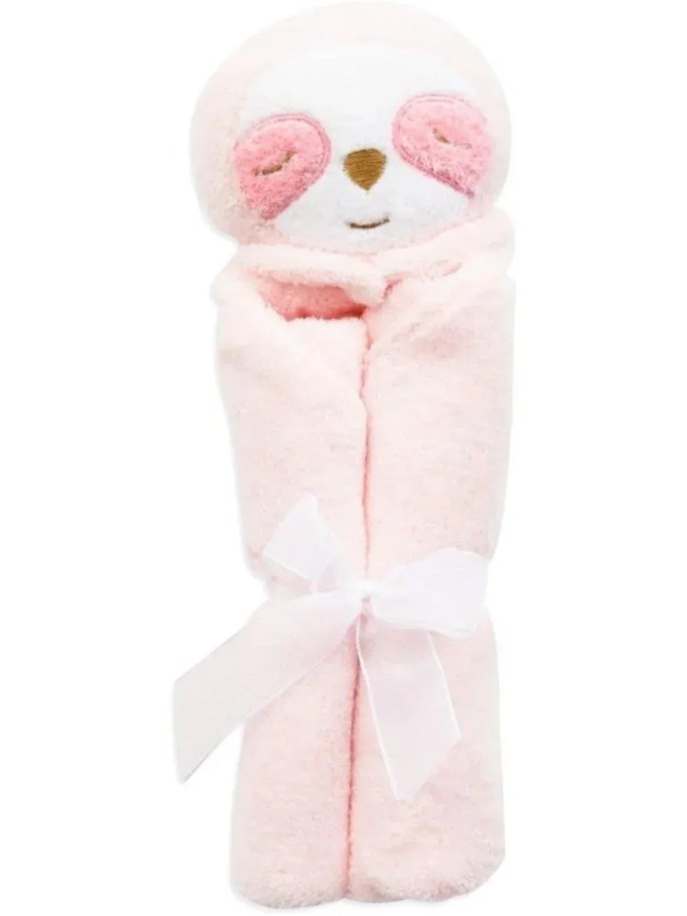 Cozy Pink Sloth Baby Blanket | Soft Plush Security Blanket for Infants
